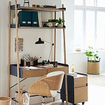 Вращающееся офисное кресло на колёсах Delwyn Chair White варинант исполнения - 5 | Loft Concept в Твери