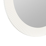 Зеркало в круглой фактурной раме Mirror Modern Texture белое варинант исполнения - 2 | Loft Concept в Твери