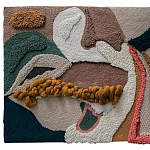 Тканый вручную текстильный гобелен Orchid варинант исполнения - 3 | Loft Concept в Твери