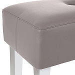 Мягкий пуф на белых ножках Winton Pouf варинант исполнения - 10 | Loft Concept в Твери