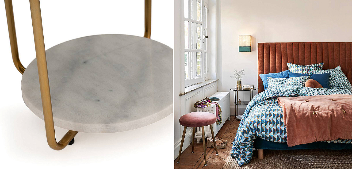 Приставной стол White Marble Приставной стол White Marble - Loft-Concept в Твери