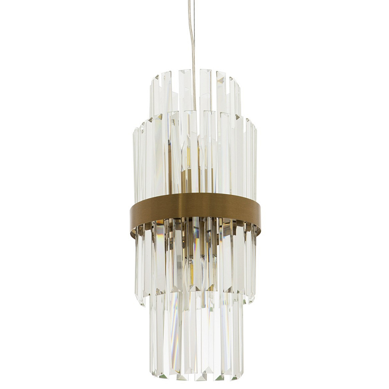 Подвесной светильник Deniel Crystal Hanging Lamp Bronze Прозрачное Стекло Бронза в Твери | Loft Concept 