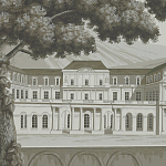 Обои ручная роспись Monuments of Paris Eau Forte on scenic paper варинант исполнения - 3 | Loft Concept в Твери