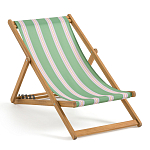 Шезлонг из акации и ткани Argentina варинант исполнения - 1 | Loft Concept в Твери