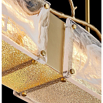 Люстра прямоугольная из фактурного стекла Chandelier Beam варинант исполнения - 1 | Loft Concept в Твери