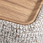 Столик прикроватный мягкий Soft Table from Chenille варинант исполнения - 4 | Loft Concept в Твери
