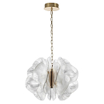 Люстра с крупными рельефным декором в виде лепестков 60 см Ethereal Bloom варинант исполнения - 2 | Loft Concept в Твери