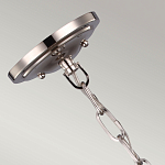 Подвесной светильник со стальным плафоном и белым матовым стеклянным шаром Feiss варинант исполнения - 3 | Loft Concept в Твери