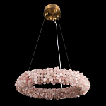 Люстра кольцевая с частичками натурального горного хрусталя Crystal Shimmer варинант исполнения - 3 | Loft Concept в Твери