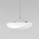 Подвесной светильник с белым тканевым плафоном в форме облака Crystal Cloud Junction варинант исполнения - 6 | Loft Concept в Твери