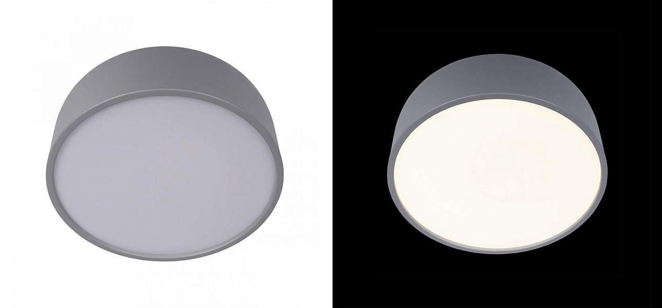 Светильник потолочный круглый Color cup Gray Светильник потолочный круглый Color cup Gray - Loft-Concept в Твери