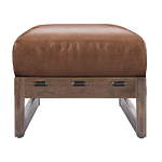 Банкетка Duncan винтажная коричневая кожа варинант исполнения - 2 | Loft Concept в Твери