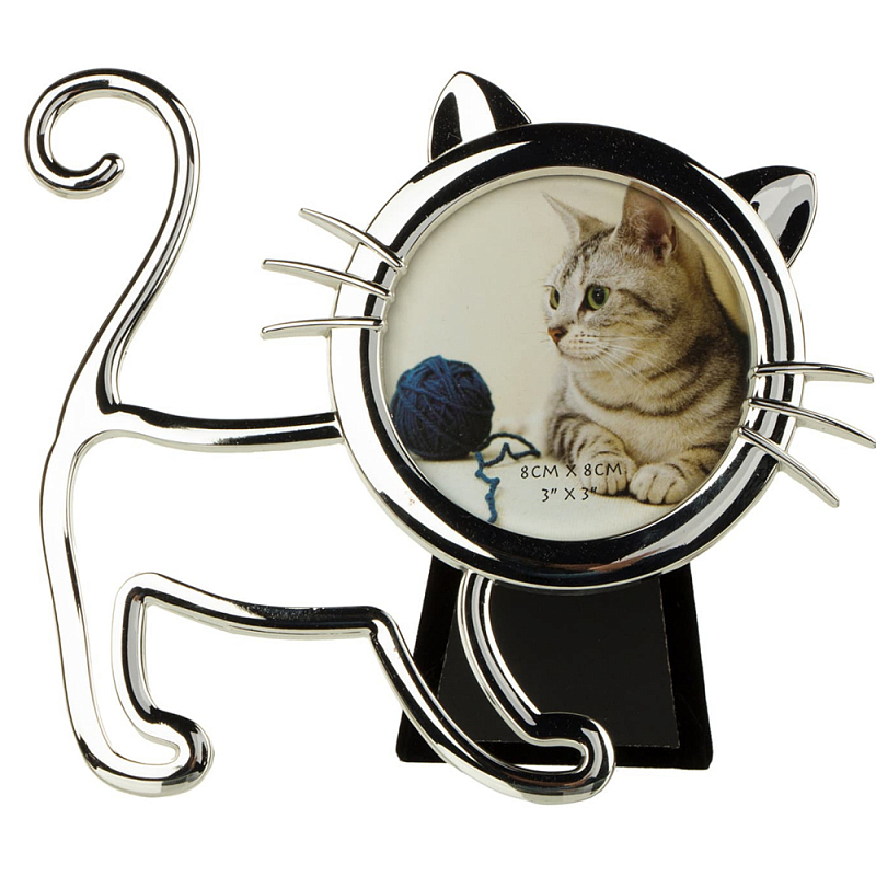 Фоторамка детская Childhood Corner Pussycat Серебряный Фоторамка детская Childhood Corner Pussycat Серебряный в Твери | Loft Concept