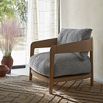 Кресло с каркасом из массива ясеня Deniaud Ash Grey Armchair варинант исполнения - 13 | Loft Concept в Твери