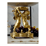 Чаша фарфоровая на двух бронзовых ангелах Eden Garden варинант исполнения - 5 | Loft Concept в Твери