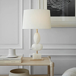 Настольная лампа на фигурном мраморном основании Conundrum варинант исполнения - 2 | Loft Concept в Твери