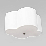 Потолочный светильник с белым волнистым плафоном из ткани Vitorino варинант исполнения - 3 | Loft Concept в Твери