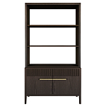 Стеллаж Primo с ящиками Темный орех варинант исполнения - 8 | Loft Concept в Твери