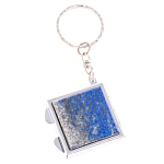 Зеркало брелок складное двухстороннее из натурального камня Лазурит Stone Mirrors варинант исполнения - 5 | Loft Concept в Твери