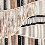 Художественный Гобелен из нитей Макраме Dunes Wall Art варинант исполнения - 2 | Loft Concept в Твери