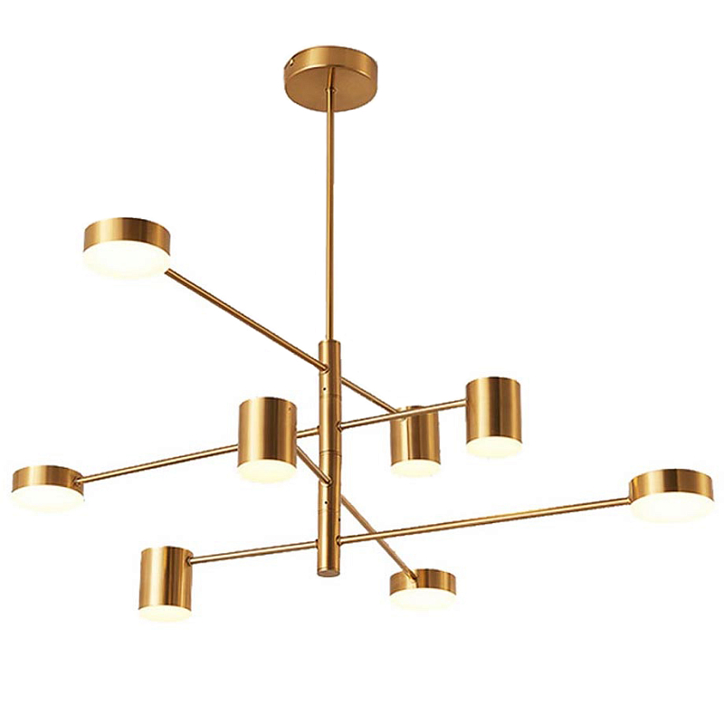 Светильник LED Lighting Gold 8 lampholders Золотой Светильник LED Lighting Gold 8 lampholders Золотой в Твери | Loft Concept