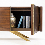 ТВ-тумба в цвете американский орех Introduce варинант исполнения - 3 | Loft Concept в Твери