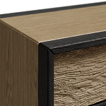 Комод 4 ящика с подсветкой на рельефном фасаде Warm Industrial варинант исполнения - 4 | Loft Concept в Твери