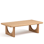 Стол журнальный из массива и шпона дуба Oak Essence Carden варинант исполнения - 1 | Loft Concept в Твери