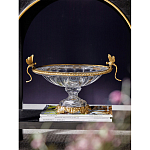 Чаша из прозрачного стекла с рельефным ободком и фигурками стрекоз Eden Garden варинант исполнения - 2 | Loft Concept в Твери