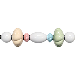 Подвесной светильник линейный с керамическими элементами 24W LED Fragrant Light варинант исполнения - 5 | Loft Concept в Твери