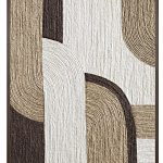 Панно из шнура геометрическая абстракция wall panel line II варинант исполнения - 1 | Loft Concept в Твери