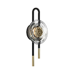 Бра с черным основанием и золотистым декором Bruno варинант исполнения - 4 | Loft Concept в Твери