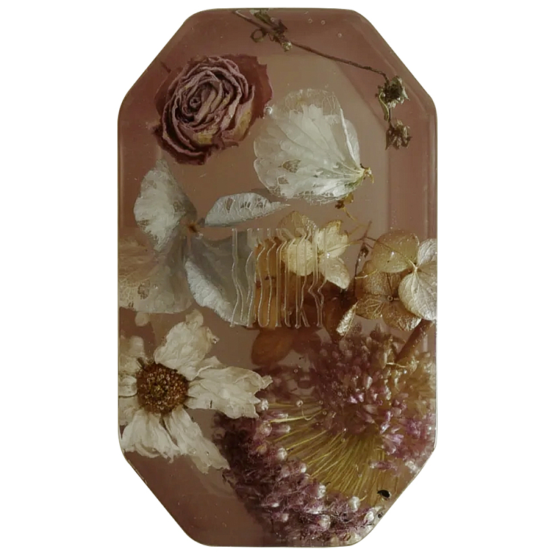 Шкатулка из эпоксидной смолы с цветами розовая Epoxy Resin Flowers Box Pink Розовый Шкатулка из эпоксидной смолы с цветами розовая Epoxy Resin Flowers Box Pink Розовый в Твери | Loft Concept