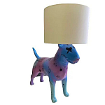 Лампа COLLECTION OF DOGS с абажуром Бультерьер варинант исполнения - 2 | Loft Concept в Твери