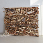 Большая Абстрактное Панно из веток и нитей Dryad Wall Art варинант исполнения - 4 | Loft Concept в Твери