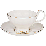 Чайный набор  белого цвета из фарфора на 6 персон 12 предметов Shine Porcelain варинант исполнения - 1 | Loft Concept в Твери