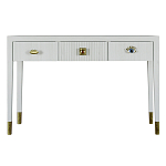 Дизайнерский Письменный стол Elsa Dreams White с тремя ящиками варинант исполнения - 5 | Loft Concept в Твери