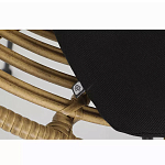 Стул круглый с ротанговым плетением Round Wicker Stool варинант исполнения - 6 | Loft Concept в Твери