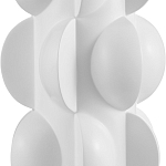 Настольная лампа белая с тканевым абажуром в форме цилиндра Morphing варинант исполнения - 1 | Loft Concept в Твери