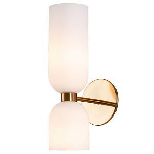 Бра с плафоном из белого стекла Light Maker Studio