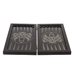 Подарочные нарды из натурального камня с гравировкой Backgammon from Stone варинант исполнения - 3 | Loft Concept в Твери