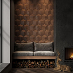 Гипсовая 3D панель с принтографией PM-30 варинант исполнения - 4 | Loft Concept в Твери