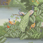 Обои ручная роспись Le Brésil Eden варинант исполнения - 1 | Loft Concept в Твери