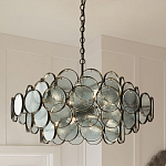 Люстра с каскадом из круглых стеклянных дисков Small Round Sequins варинант исполнения - 5 | Loft Concept в Твери