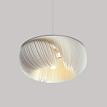 Подвесной светильник с белыми изящными декоративными лепестками Volumetric Petal Lamp варинант исполнения - 2 | Loft Concept в Твери