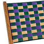 Кресло низкое из массива тика Barbados варинант исполнения - 4 | Loft Concept в Твери