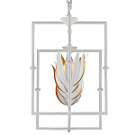 Люстра белая прямоугольная с абажурами в виде цветков тюльпана White Tulips варинант исполнения - 4 | Loft Concept в Твери