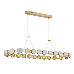 Люстра овальная с круглыми светодиодными источниками света Maxine Light варинант исполнения - 3 | Loft Concept в Твери