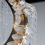 Люстра с подвесными рифлеными стеклянными трубками Nembus варинант исполнения - 20 | Loft Concept в Твери