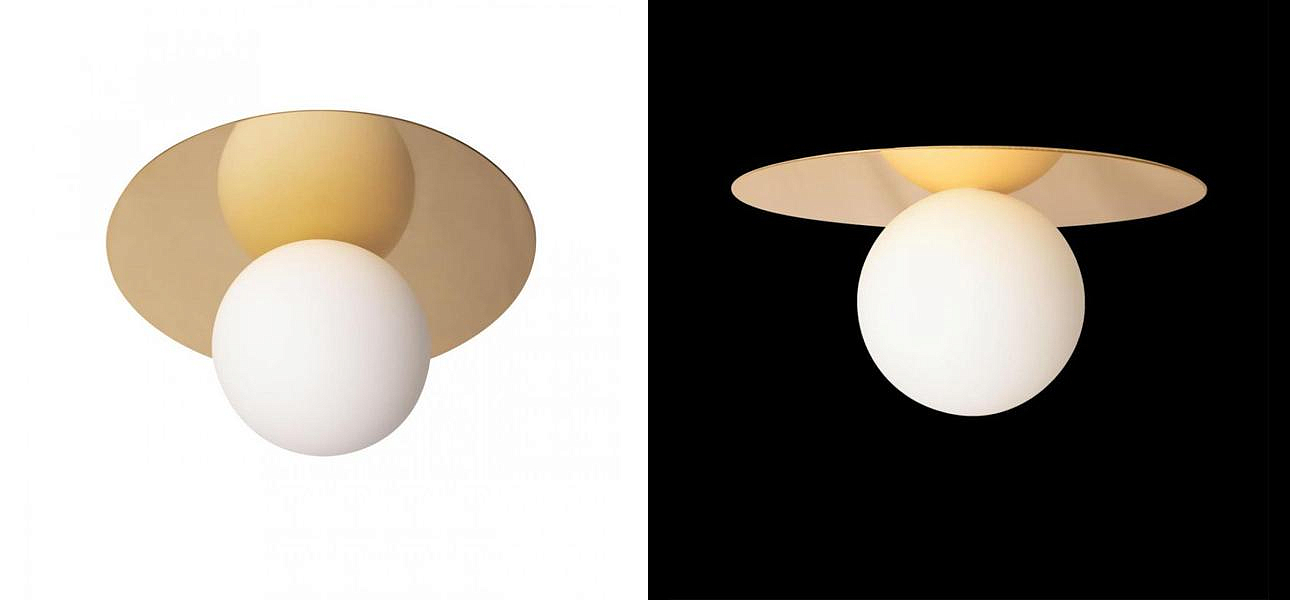 Светильник потолочный MATISSE Gold 25 см Светильник потолочный MATISSE Gold 25 см - Loft-Concept в Твери